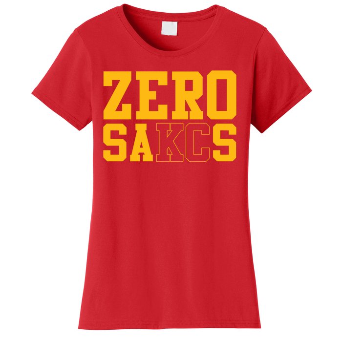 0 Zero Sacks Put It On A F**cking Women's T-Shirt