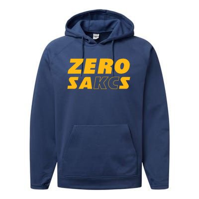 0 Zero Sacks Put It On A F**cking Performance Fleece Hoodie