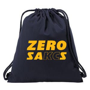 0 Zero Sacks Put It On A F**cking Drawstring Bag