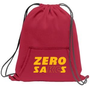 0 Zero Sacks Put It On A F**cking Sweatshirt Cinch Pack Bag