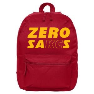 0 Zero Sacks Put It On A F**cking 16 in Basic Backpack