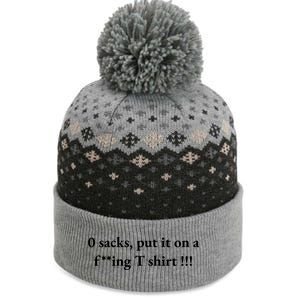 0 Zero Sacks Put It On A F**cking The Baniff Cuffed Pom Beanie