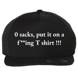 0 Zero Sacks Put It On A F**cking Wool Snapback Cap