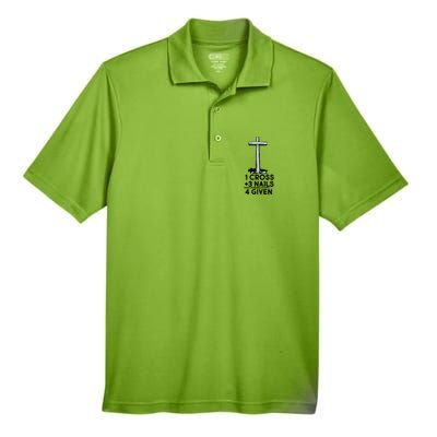 1 Cross Plus 3 Nails Equals 4 Given Men's Origin Performance Piqué Polo