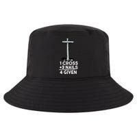1 Cross Plus 3 Nails Equals 4 Given Cool Comfort Performance Bucket Hat