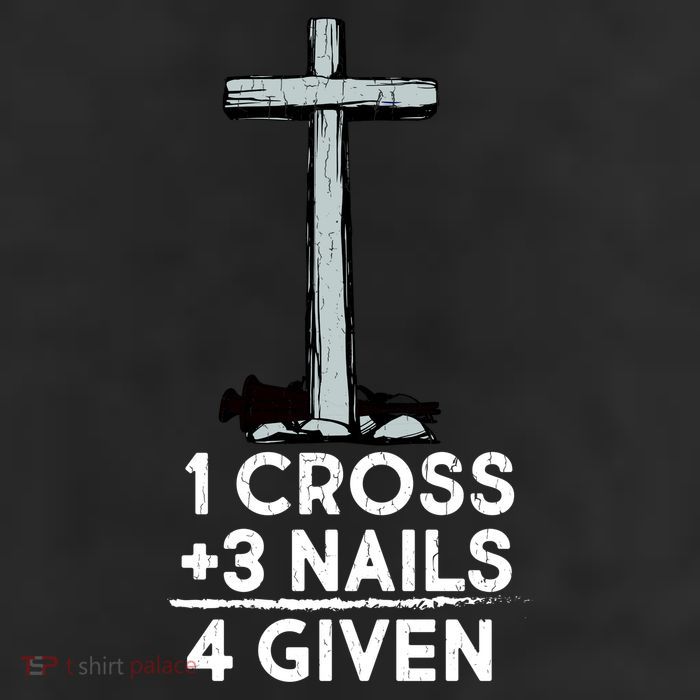 1 Cross Plus 3 Nails Equals 4 Given 7 Panel Mesh Trucker Snapback Hat