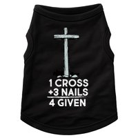 1 Cross Plus 3 Nails Equals 4 Given Doggie Tank
