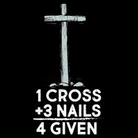 1 Cross Plus 3 Nails Equals 4 Given Cooling Performance Long Sleeve Crew
