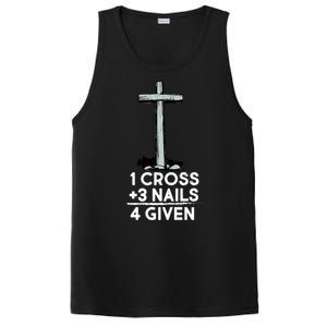 1 Cross Plus 3 Nails Equals 4 Given PosiCharge Competitor Tank