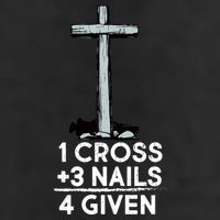 1 Cross Plus 3 Nails Equals 4 Given Trucker Hat