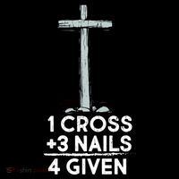 1 Cross Plus 3 Nails Equals 4 Given Visor