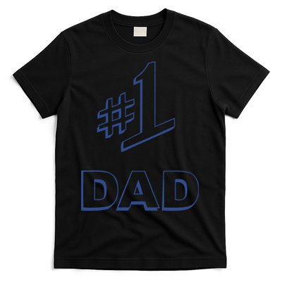 #1 Dad Number One Logo T-Shirt