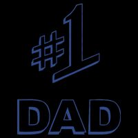 #1 Dad Number One Logo Bucket Hat