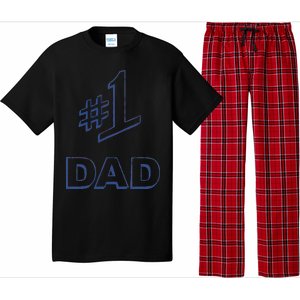 #1 Dad Number One Logo Pajama Set