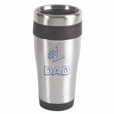 #1 Dad Number One Logo 16oz Travel Tumbler