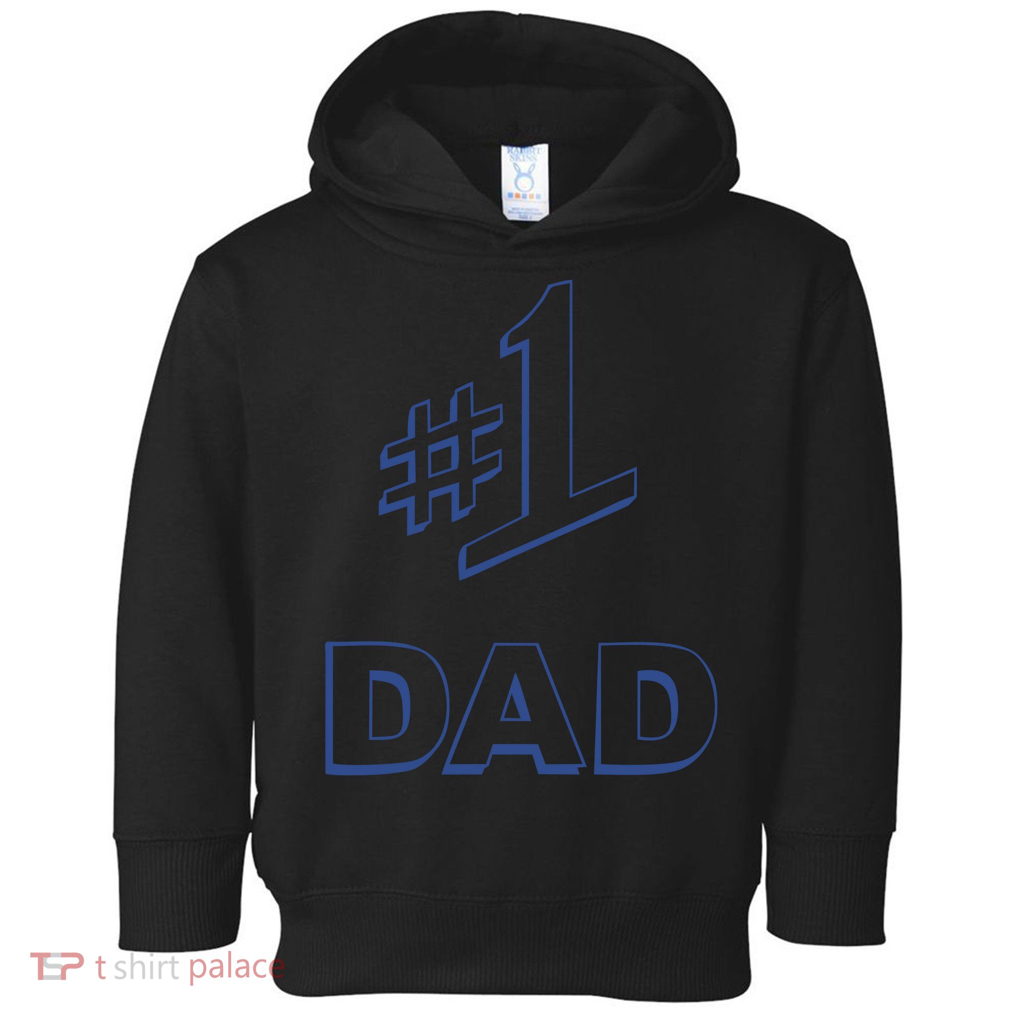 #1 Dad Number One Logo Toddler Hoodie