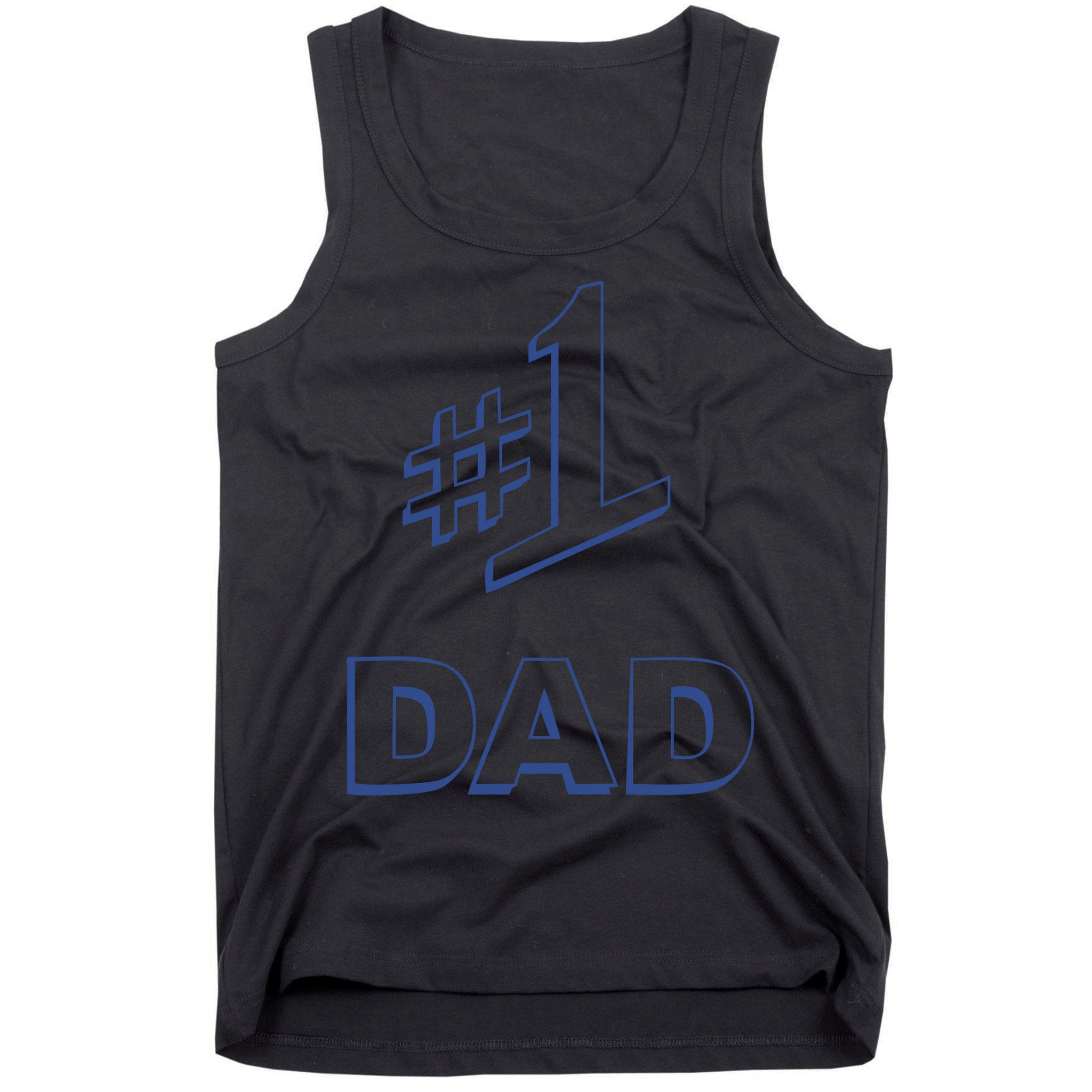 #1 Dad Number One Logo Tank Top