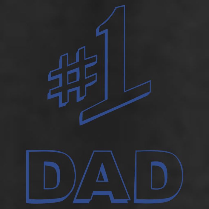 #1 Dad Number One Logo Golf Towel