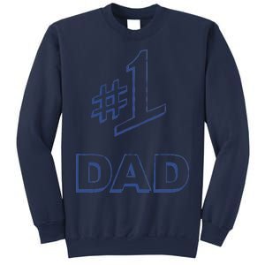 #1 Dad Number One Logo Sweatshirt