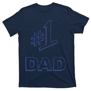 #1 Dad Number One Logo T-Shirt