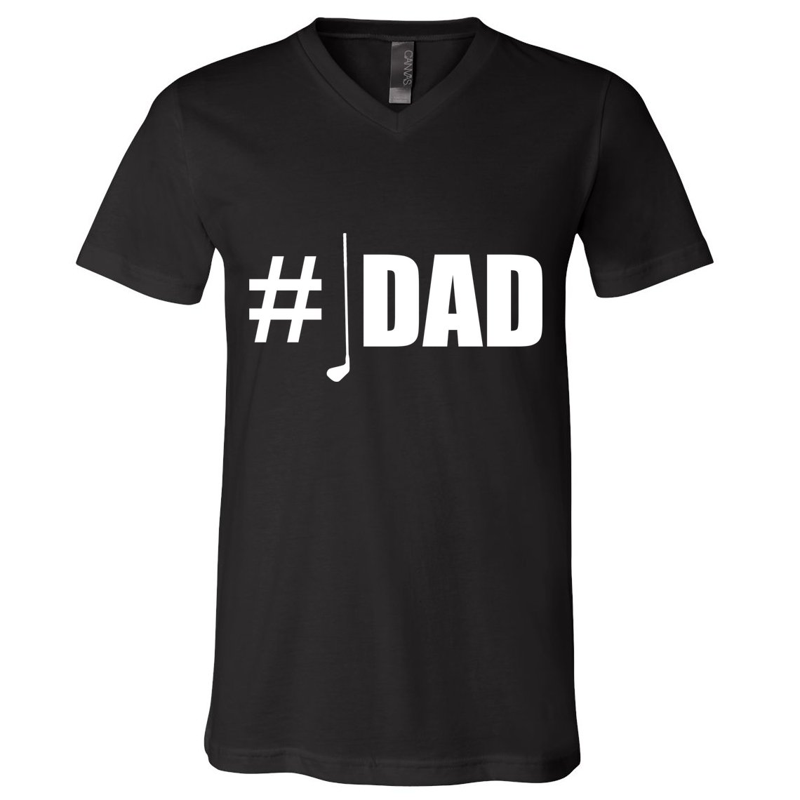 #1 Golf Dad V-Neck T-Shirt