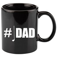 #1 Golf Dad 11oz C Handle Ceramic Mug