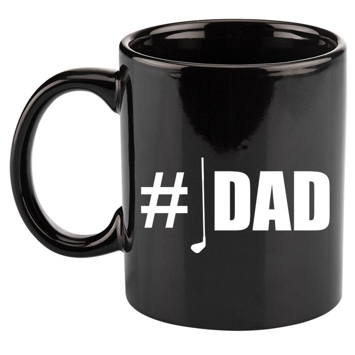 #1 Golf Dad 11oz C Handle Ceramic Mug