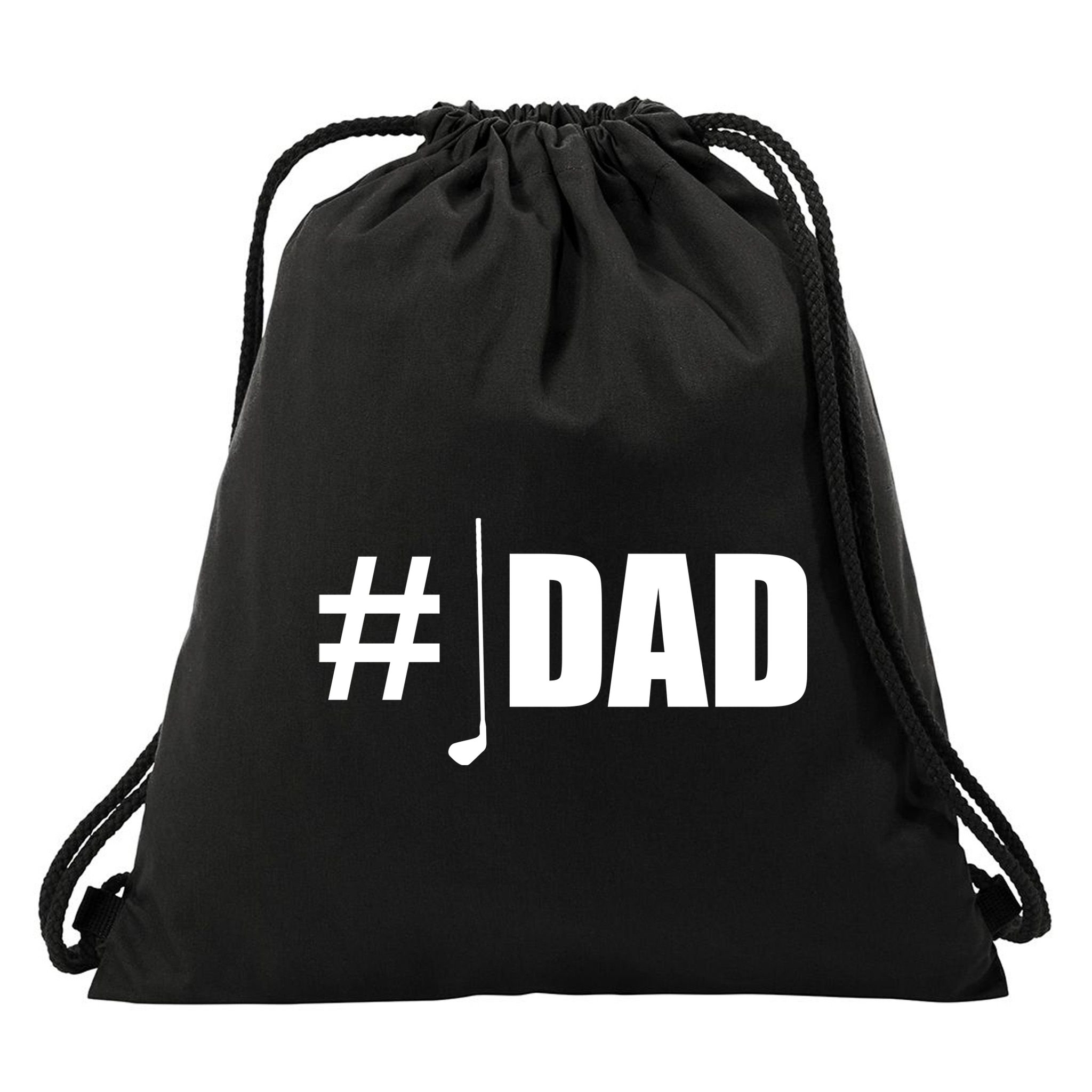 #1 Golf Dad Drawstring Bag