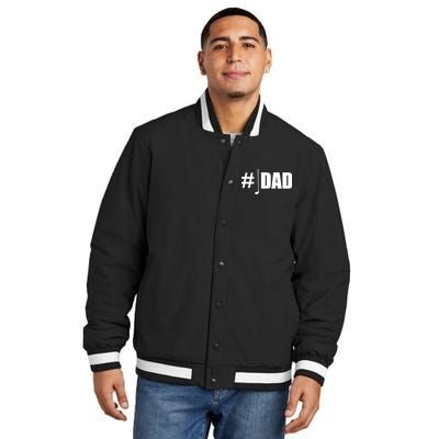 #1 Golf Dad Insulated Varsity Jacket