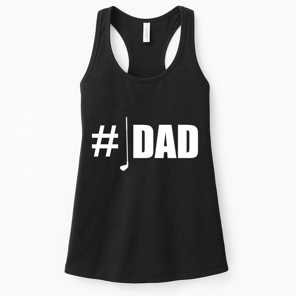 #1 Golf Dad Womens Tank Top