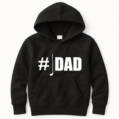 #1 Golf Dad Kids Hoodie