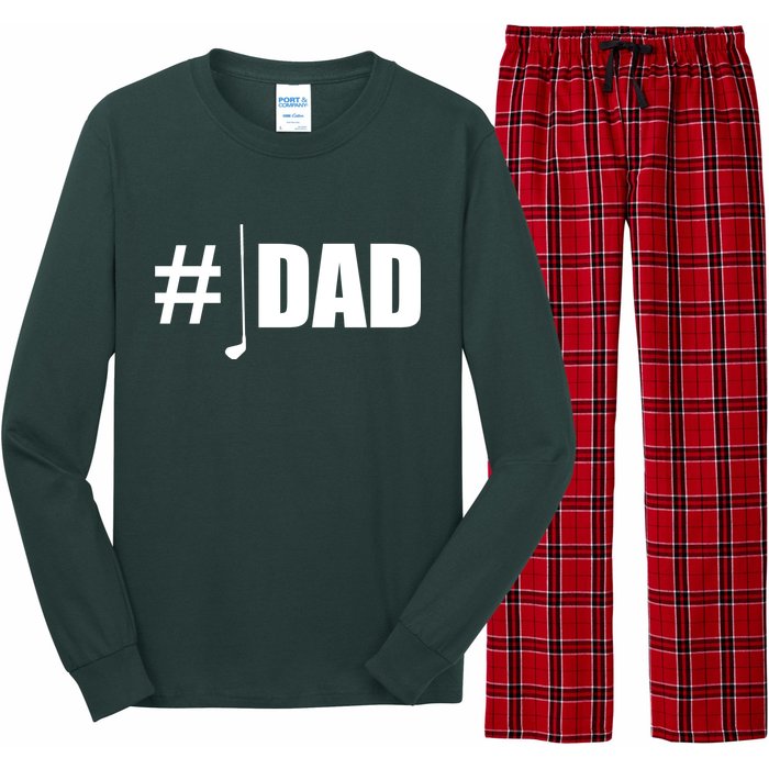 #1 Golf Dad Long Sleeve Pajama Set