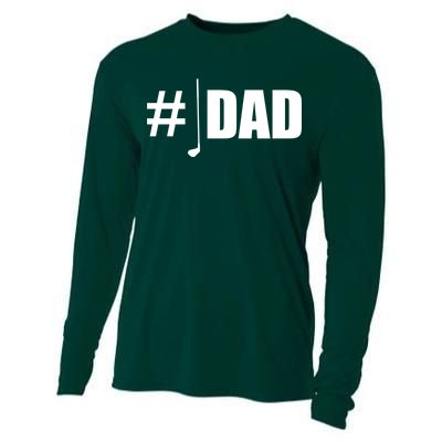 #1 Golf Dad Cooling Performance Long Sleeve Crew