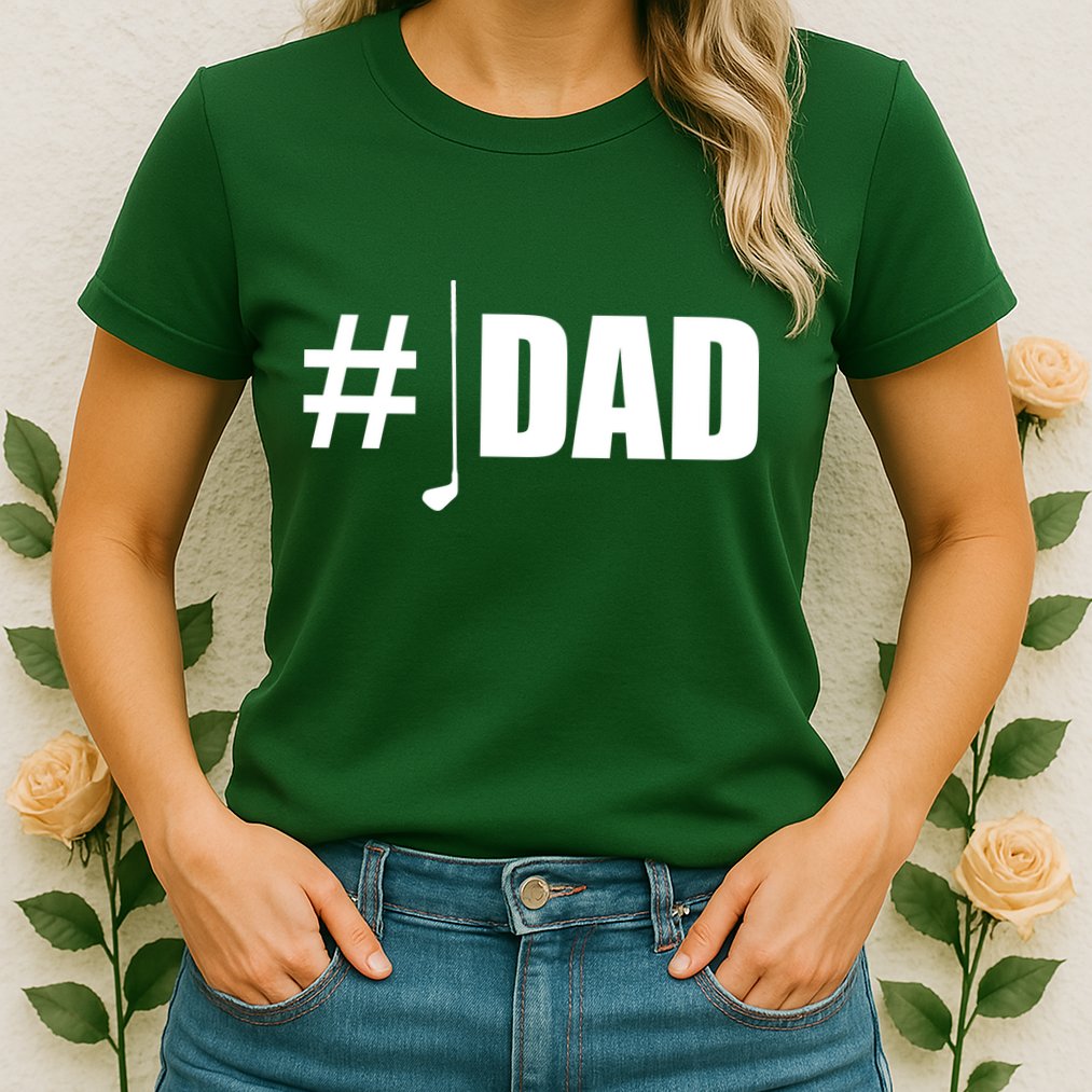 #1 Golf Dad Womens T-Shirt