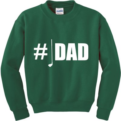 #1 Golf Dad Kids Sweatshirt
