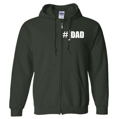 #1 Golf Dad Full Zip Hoodie