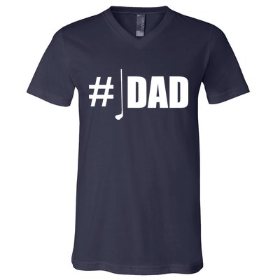 #1 Golf Dad V-Neck T-Shirt