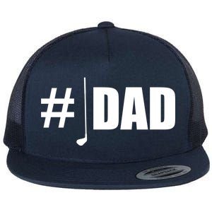 #1 Golf Dad Flat Bill Trucker Hat