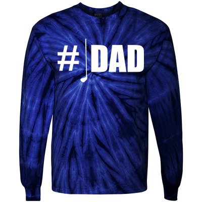 #1 Golf Dad Tie-Dye Long Sleeve Shirt