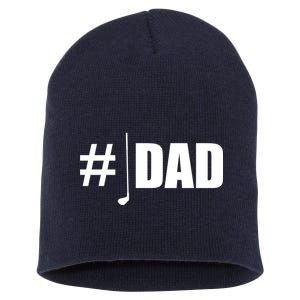 #1 Golf Dad Short Acrylic Beanie