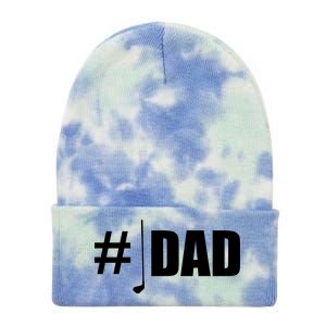 #1 Golf Dad Tie Dye 12in Knit Beanie