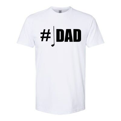 #1 Golf Dad Softstyle CVC T-Shirt