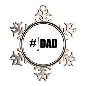 #1 Golf Dad Metallic Star Ornament