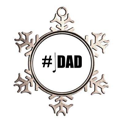 #1 Golf Dad Metallic Star Ornament