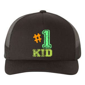 #1 Kid Yupoong Adult 5-Panel Trucker Hat