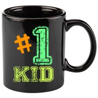 #1 Kid 11oz C Handle Ceramic Mug