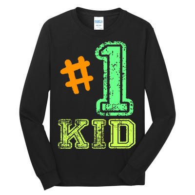 #1 Kid Tall Long Sleeve T-Shirt