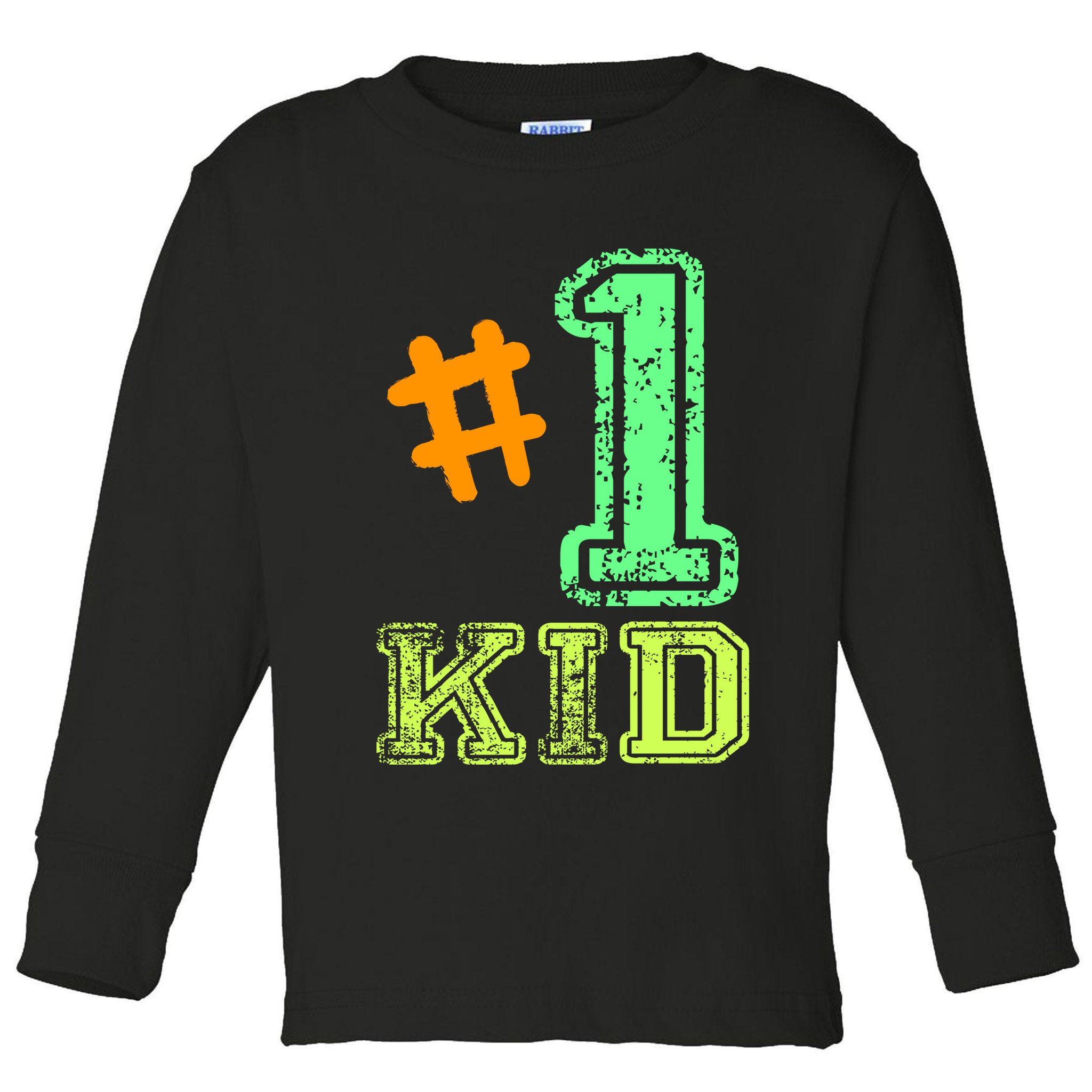 #1 Kid Toddler Long Sleeve Shirt