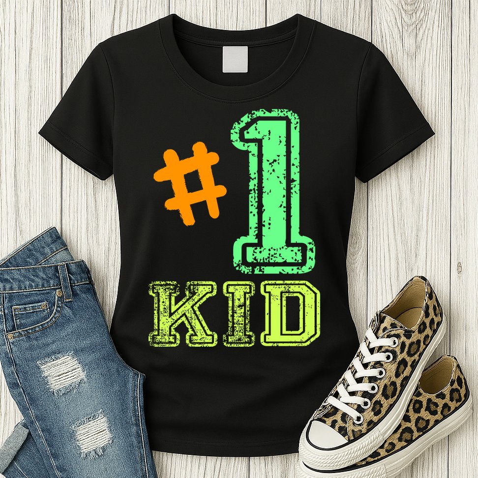 #1 Kid Womens T-Shirt