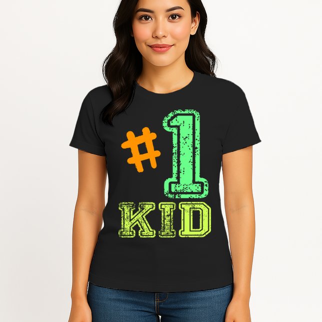 #1 Kid Womens T-Shirt